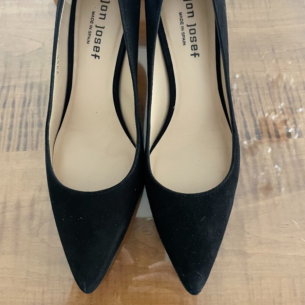 Jon Josef Suede Black Pumps Size 7